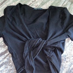 brandy melville wrap top